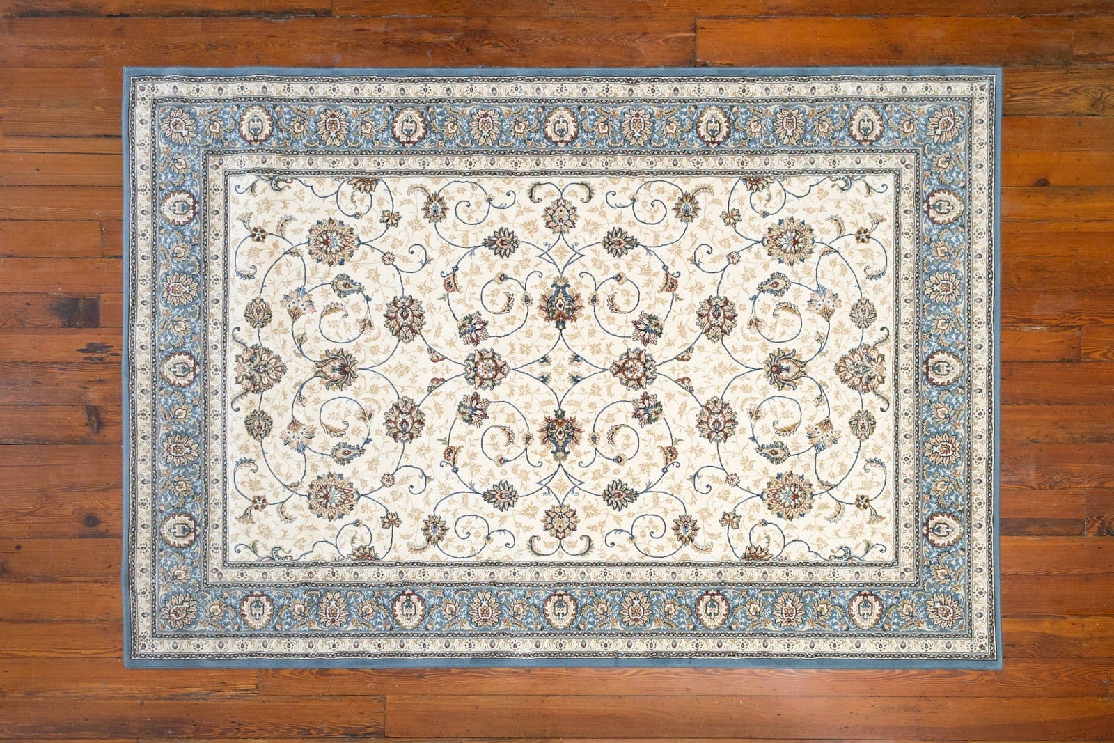 Hazel Ivory/Light Blue rug